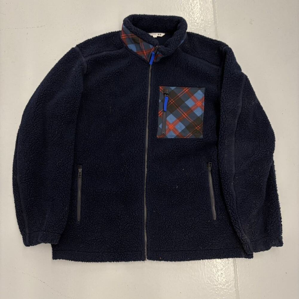JW Anderson Uniqlo Navy Sherpa Fleece Jacket